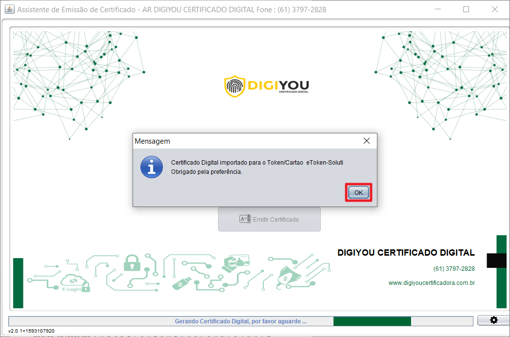 Passo A Passo Para Emitirbaixar Certificado Digital A3 Digiyou Certificado Digital 1404